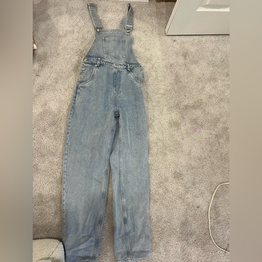 NEVER WORN adika denim overalls women